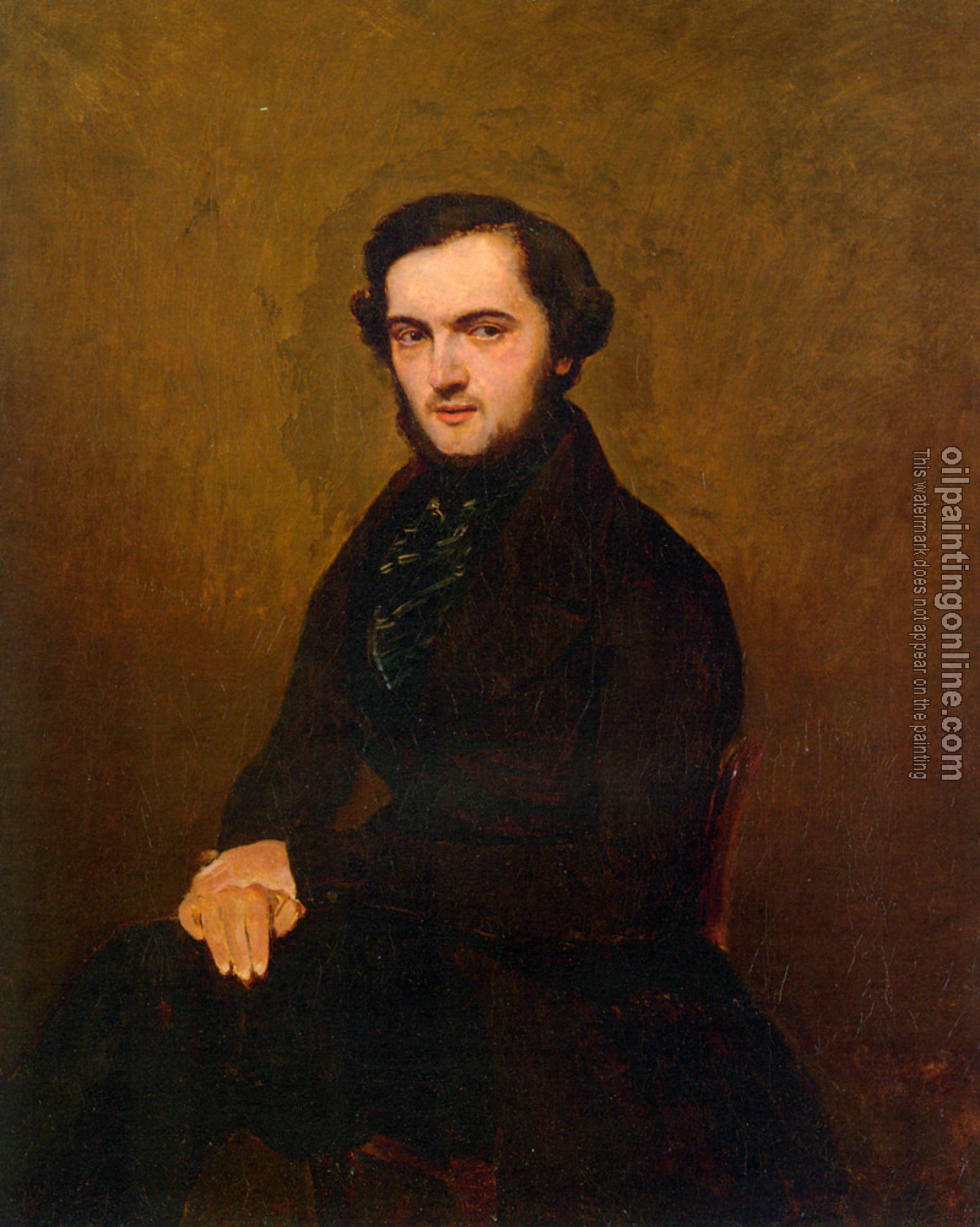 Corot, Jean-Baptiste-Camille - Portrait of a Gentleman
